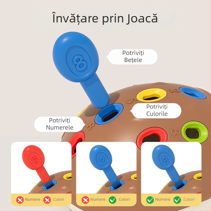În numele părului patchwork mic arici jucării de antrenament motor fin puzzle educație timpurie sugari și copii 1 3 ani coordonare mână-ochi