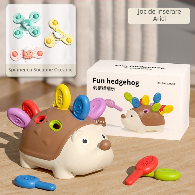 În numele părului patchwork mic arici jucării de antrenament motor fin puzzle educație timpurie sugari și copii 1 3 ani coordonare mână-ochi