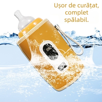 Set termos pentru biberon, universal, portabil, pentru exterior, încălzitor de lapte termostatic, USB, pentru bebeluși, acasă, set de încălzire transfrontalier