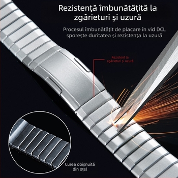 Potrivit pentru Huawei Gt5/Pro Watch, curea din aliaj de titan pur, curea de ceas stil business Gt4/Watch5/4/6