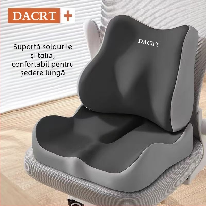 Pernă de birou pentru talie, pernă sedentară din spumă cu memorie, pernă pentru student, pernă integrată respirabilă pentru grăsime, pernă pentru scaun, pernă pentru scaun