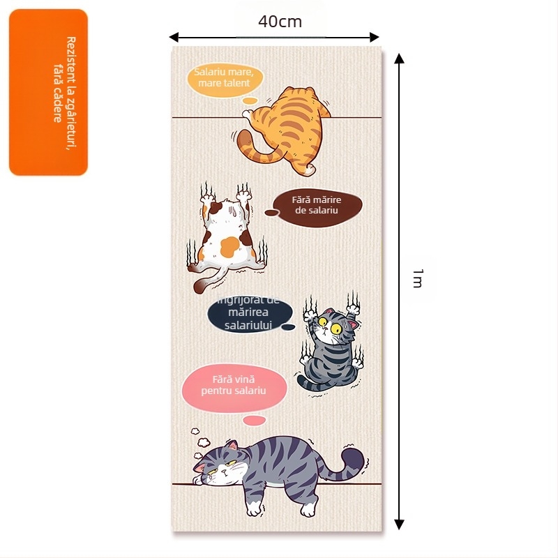 Daifa Pet Cat Climbing Mat Wall Sticker Autocolant Autoadeziv Pet Mount Cat Climbing Mat Cat Scratching Board Pet Toy