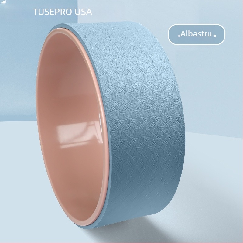 Roată de yoga cu spate deschis, instrument auxiliar pentru îndoirea spatelui, consumabile pentru umeri subțiri, material pentru spate subțire, inel Pilates, roată de rulare