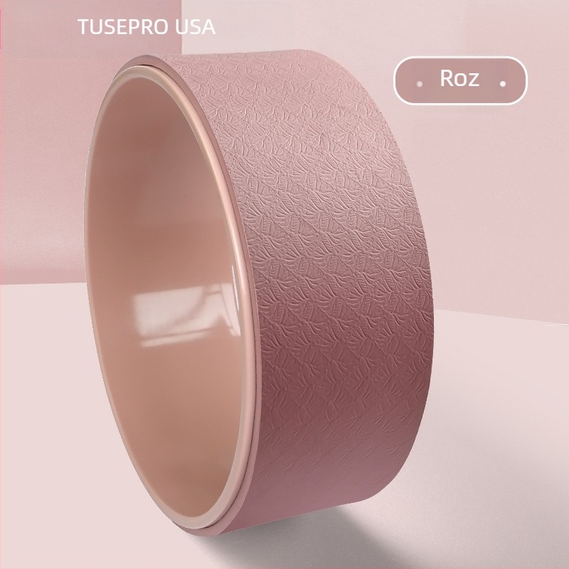 Roată de yoga cu spate deschis, instrument auxiliar pentru îndoirea spatelui, consumabile pentru umeri subțiri, material pentru spate subțire, inel Pilates, roată de rulare