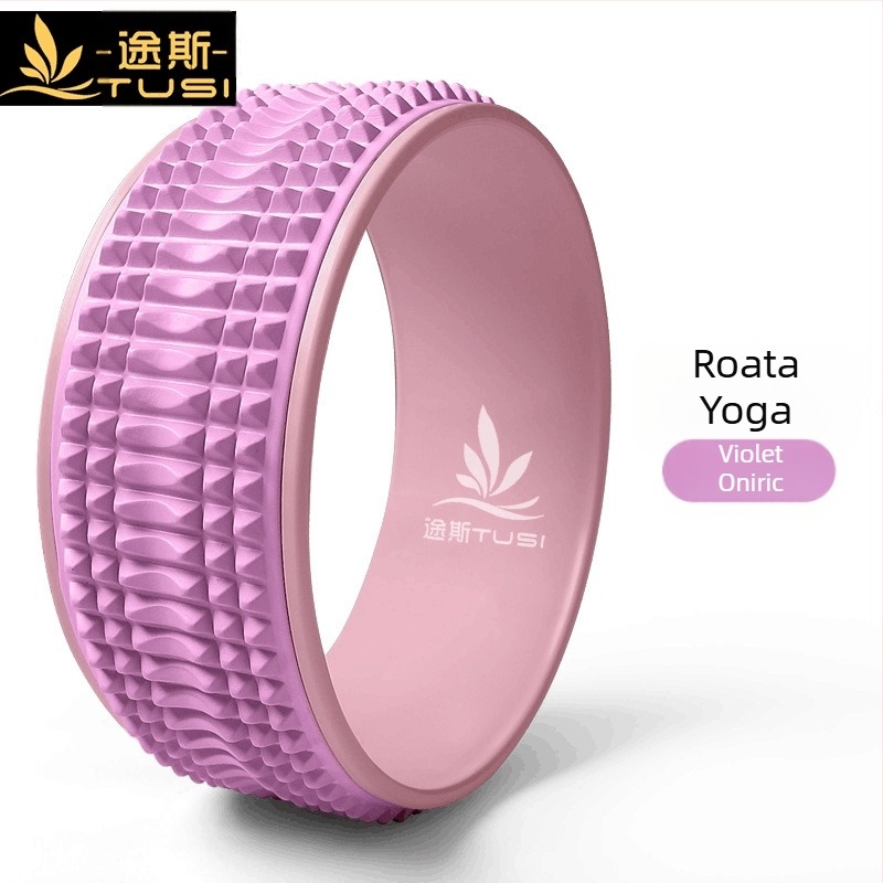 Roată de yoga cu spate deschis, instrument auxiliar pentru îndoirea spatelui, consumabile pentru umeri subțiri, material pentru spate subțire, inel Pilates, roată de rulare