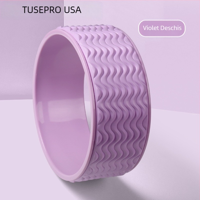 Roată de yoga cu spate deschis, instrument auxiliar pentru îndoirea spatelui, consumabile pentru umeri subțiri, material pentru spate subțire, inel Pilates, roată de rulare