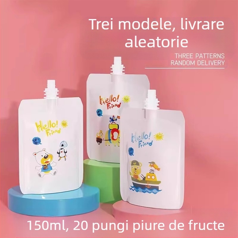 Dispozitiv simplu de umplere a hranei pentru bebeluși, tip seringă, separator pentru pungi de piure de fructe pentru bebeluși, dispozitiv de împărțire a hranei pentru bebeluși