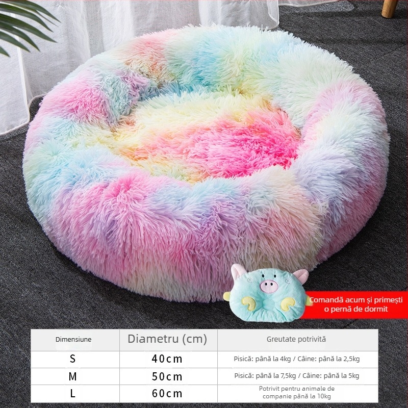 Saltea de dormit caldă, saltea pentru tartă cu ouă de pisică, cuib de pisică, cuib de pisică moale pentru somn profund de toamnă și iarnă, universal pentru toate anotimpurile