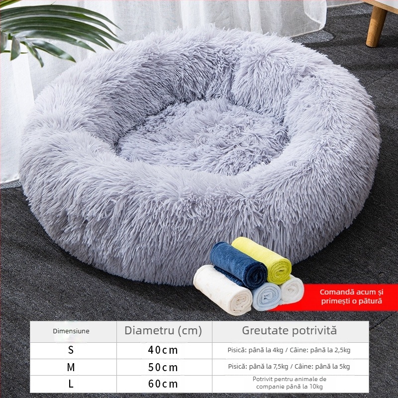 Saltea de dormit caldă, saltea pentru tartă cu ouă de pisică, cuib de pisică, cuib de pisică moale pentru somn profund de toamnă și iarnă, universal pentru toate anotimpurile