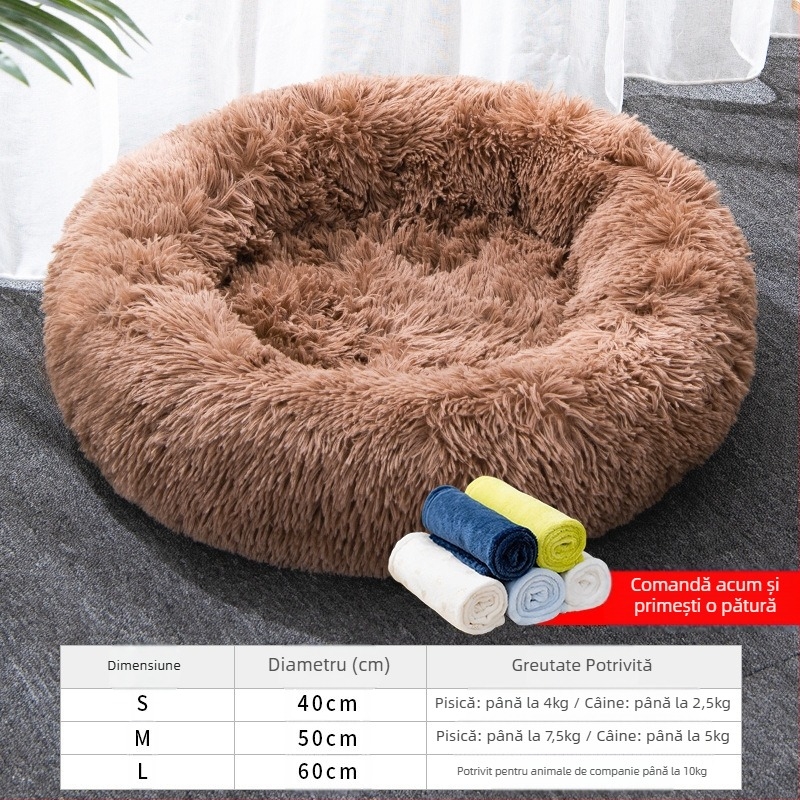 Saltea de dormit caldă, saltea pentru tartă cu ouă de pisică, cuib de pisică, cuib de pisică moale pentru somn profund de toamnă și iarnă, universal pentru toate anotimpurile