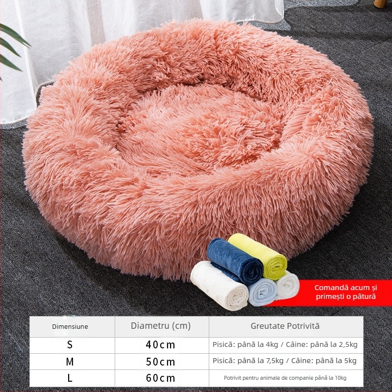 Saltea de dormit caldă, saltea pentru tartă cu ouă de pisică, cuib de pisică, cuib de pisică moale pentru somn profund de toamnă și iarnă, universal pentru toate anotimpurile