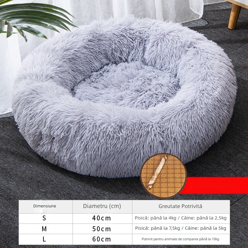 Saltea de dormit caldă, saltea pentru tartă cu ouă de pisică, cuib de pisică, cuib de pisică moale pentru somn profund de toamnă și iarnă, universal pentru toate anotimpurile