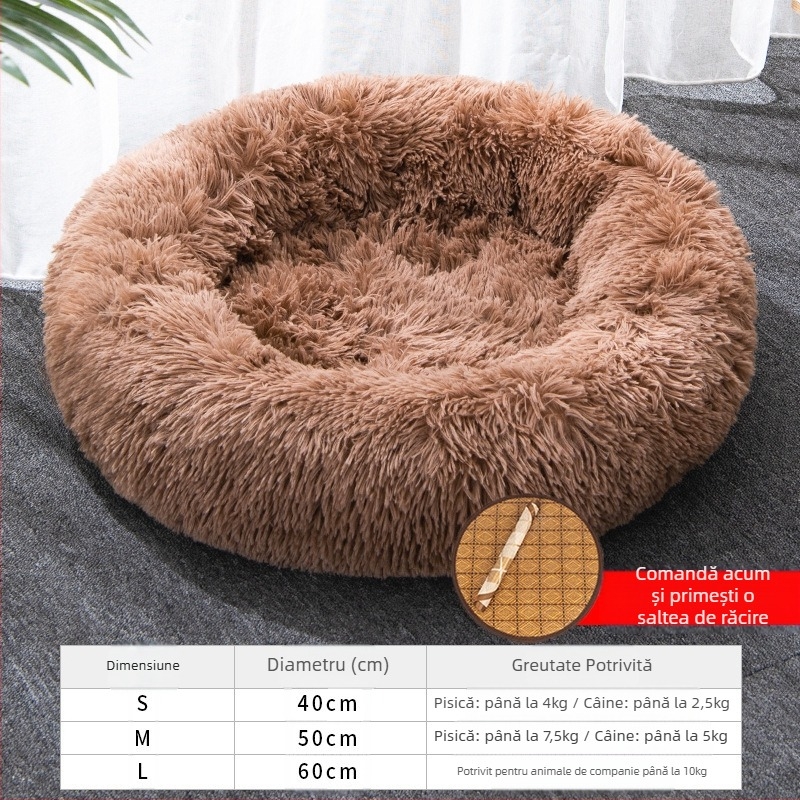 Saltea de dormit caldă, saltea pentru tartă cu ouă de pisică, cuib de pisică, cuib de pisică moale pentru somn profund de toamnă și iarnă, universal pentru toate anotimpurile