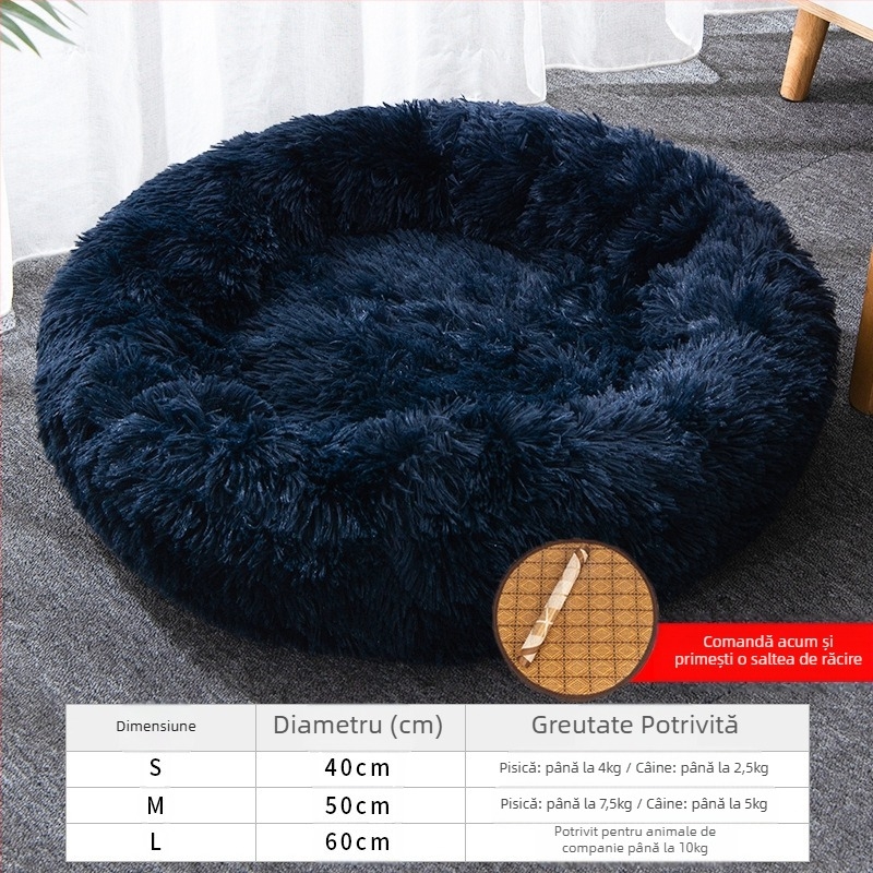 Saltea de dormit caldă, saltea pentru tartă cu ouă de pisică, cuib de pisică, cuib de pisică moale pentru somn profund de toamnă și iarnă, universal pentru toate anotimpurile