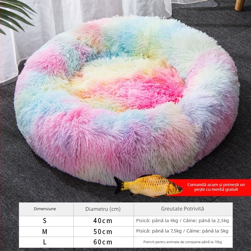 Saltea de dormit caldă, saltea pentru tartă cu ouă de pisică, cuib de pisică, cuib de pisică moale pentru somn profund de toamnă și iarnă, universal pentru toate anotimpurile