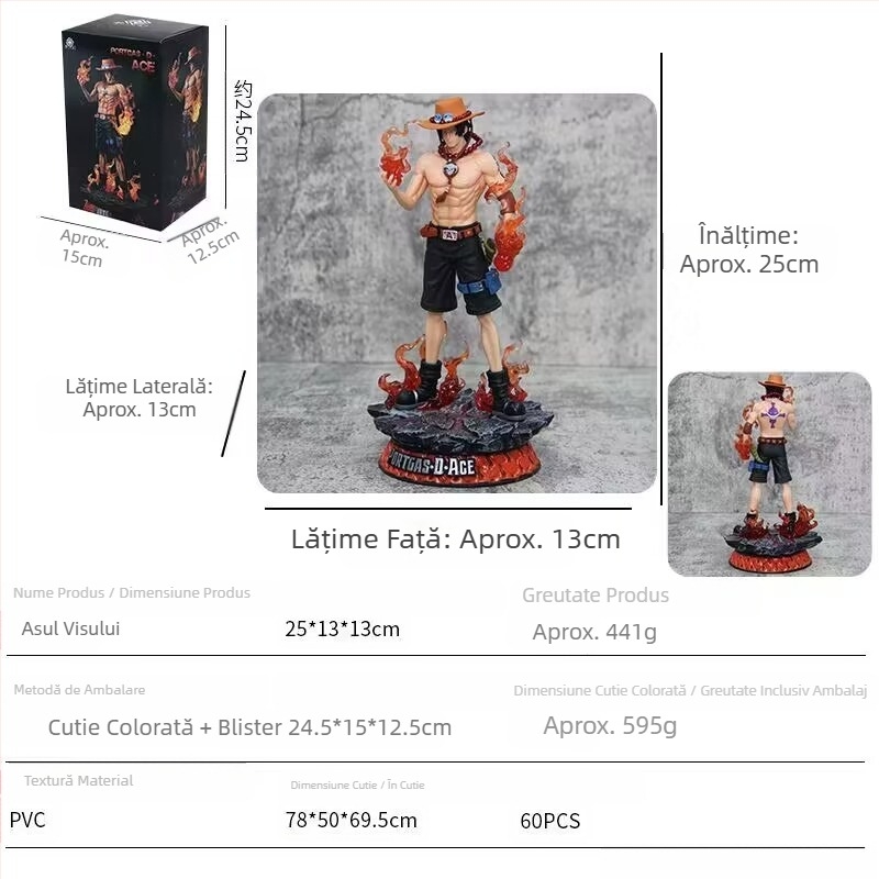 Kimono de animație Pirat/Rege al Mării Apreciere Solon și Țara lui Solon Ornamente lucrate manual Model en-gros