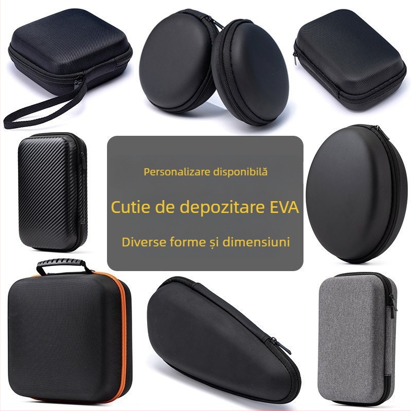 Geantă de depozitare eva cu carcasă rigidă, producător sursă, trusă de scule de dimensiuni mari, cutie de ambalare pentru produse electronice digitale de dimensiuni multiple