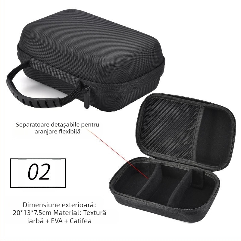 Geantă de depozitare eva cu carcasă rigidă, producător sursă, trusă de scule de dimensiuni mari, cutie de ambalare pentru produse electronice digitale de dimensiuni multiple