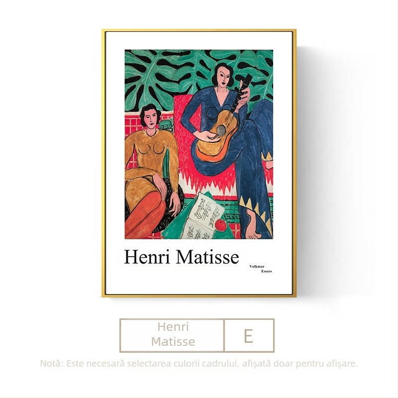 Pictură de renume mondial Matisse pictură în ulei sufragerie pictură agățată pictură decorativă modernă pictură moale model cameră canapea perete noptieră pictură murală
