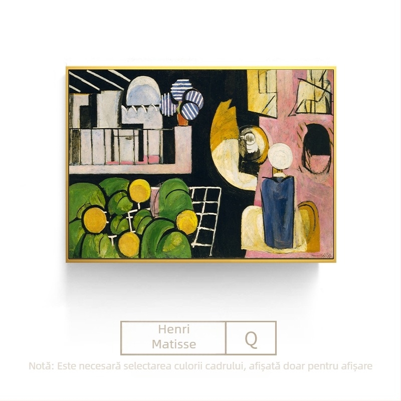 Pictură de renume mondial Matisse pictură în ulei sufragerie pictură agățată pictură decorativă modernă pictură moale model cameră canapea perete noptieră pictură murală
