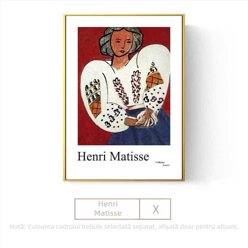 Pictură de renume mondial Matisse pictură în ulei sufragerie pictură agățată pictură decorativă modernă pictură moale model cameră canapea perete noptieră pictură murală