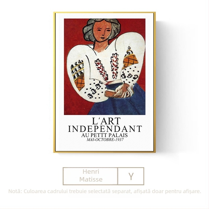 Pictură de renume mondial Matisse pictură în ulei sufragerie pictură agățată pictură decorativă modernă pictură moale model cameră canapea perete noptieră pictură murală