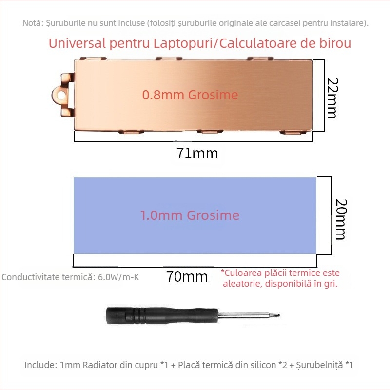 Qiao Sibo M.2 -3 Solid State Drive Radiator M2 Termoconductiv Sheet SSD2280 Armor NVMe Radiator PS5