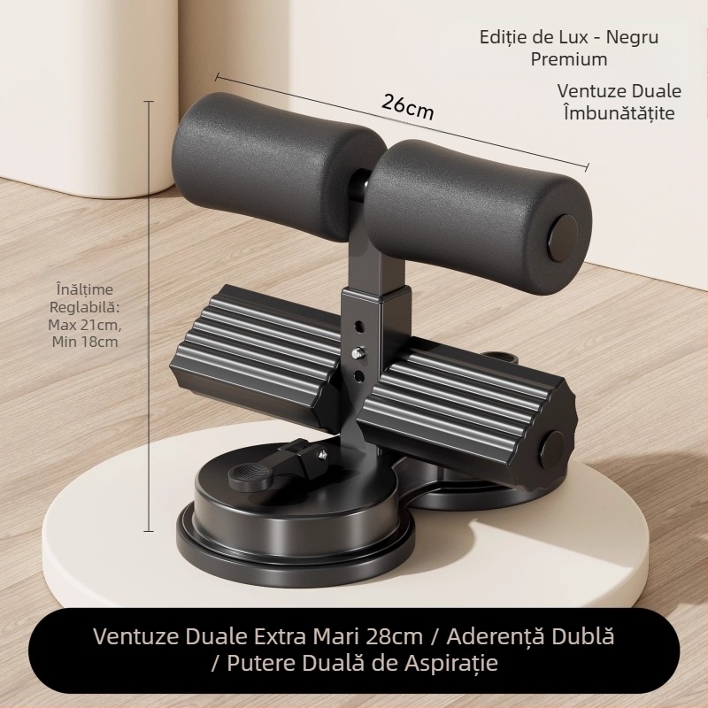 Echipament auxiliar de fitness pentru uz casnic, echipament de exerciții sportive multifuncțional cu ventuză, tip Roll-Up Pull-Up, abdomene