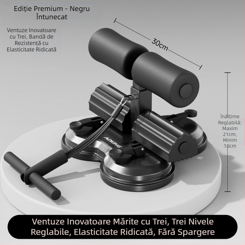 Echipament auxiliar de fitness pentru uz casnic, echipament de exerciții sportive multifuncțional cu ventuză, tip Roll-Up Pull-Up, abdomene