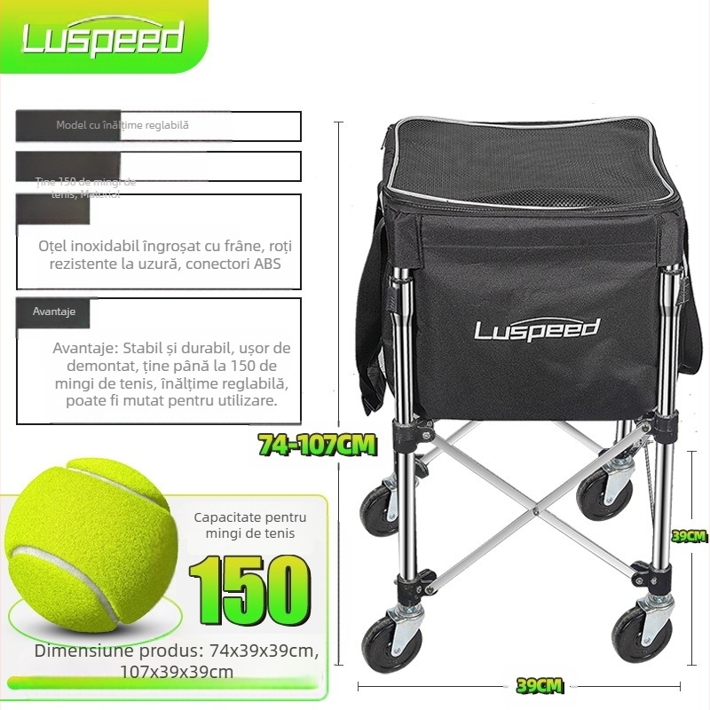 Suport mobil portabil din oțel inoxidabil pentru plasă de tenis, suport de tenis scurt standard pentru exterior și interior