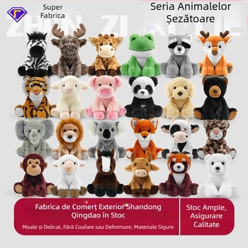 Jucărie de pluș elefant transfrontalieră, vânzare fierbinte, koala, animal de pluș, jucărie de comerț exterior, Amazon, panda șezând, jucărie de pluș