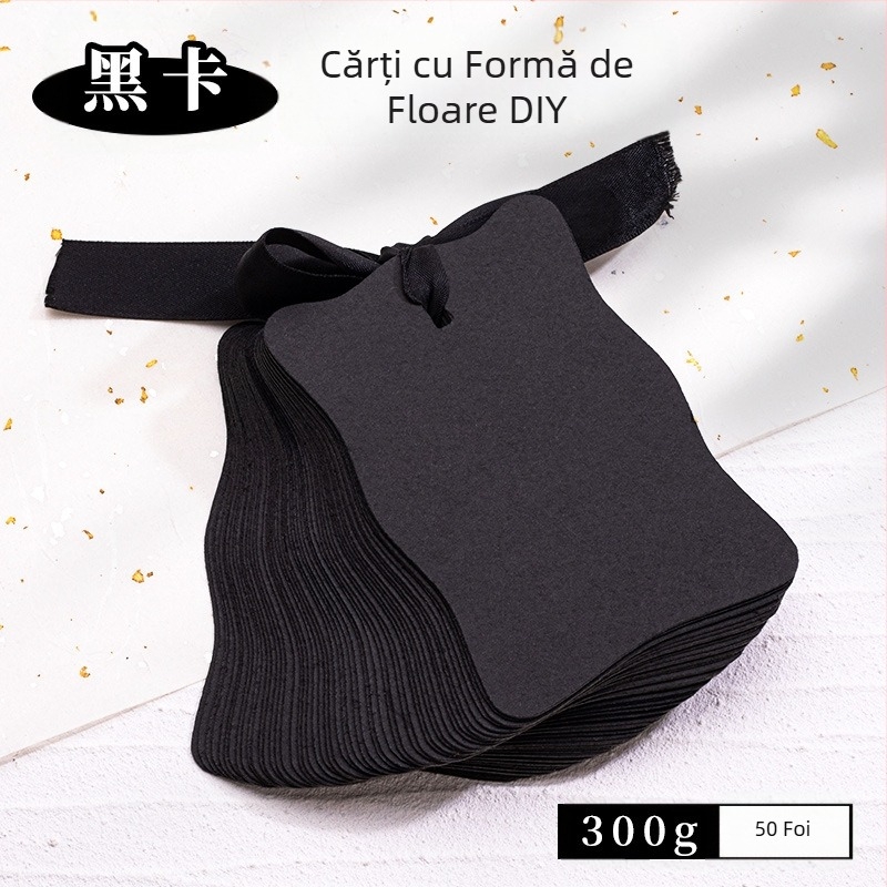 Hârtie goală, hârtie dură, albă, pictată manual, pentru cărți poștale de Crăciun, semn de carte, notițe în limba engleză, hârtie pentru felicitări