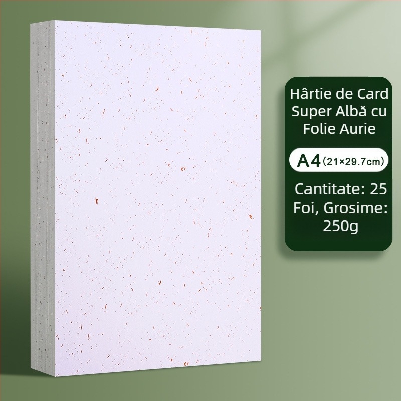 Hârtie goală, hârtie dură, albă, pictată manual, pentru cărți poștale de Crăciun, semn de carte, notițe în limba engleză, hârtie pentru felicitări