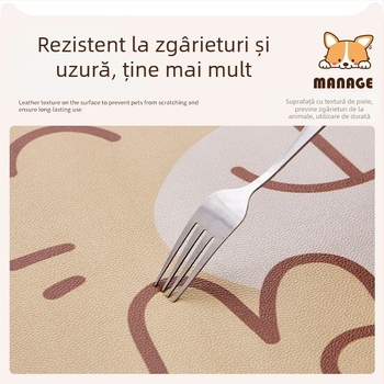 Covoraș de podea pentru animale de companie, impermeabil, anti-urină din PVC, pentru gardul câinelui, covor, pentru masă, pentru câini și pisici, covor antiderapant pentru cușcă de câini
