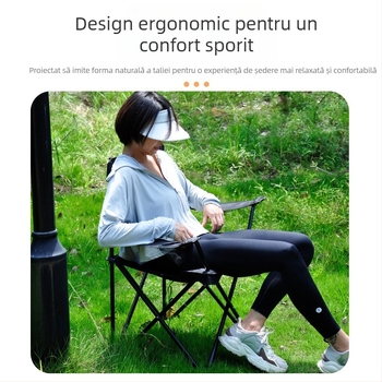 Scaun pliabil în aer liber, scaun portabil, scaun pliabil pentru camping, scaun pliabil cu spătar, scaun pliabil pentru pescuit, scaun pliabil