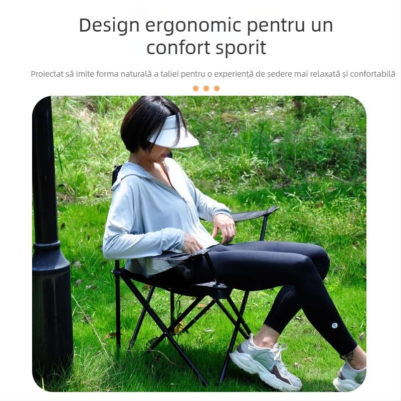 Scaun pliabil în aer liber, scaun portabil, scaun pliabil pentru camping, scaun pliabil cu spătar, scaun pliabil pentru pescuit, scaun pliabil