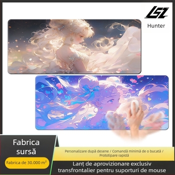 Joc transfrontalier, vânzare fierbinte, super-mare, groasă, animație antiderapantă, mai multe figuri, opțional, pad pentru tastatură, pad pentru birou, e-sports, mouse pad