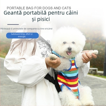 Rucsac universal popular pentru pisici și câini, geantă pentru animale de companie, geantă portabilă de piept pentru animale de companie Teddy Yorkshire pentru ieșiri, rucsac pentru animale de companie