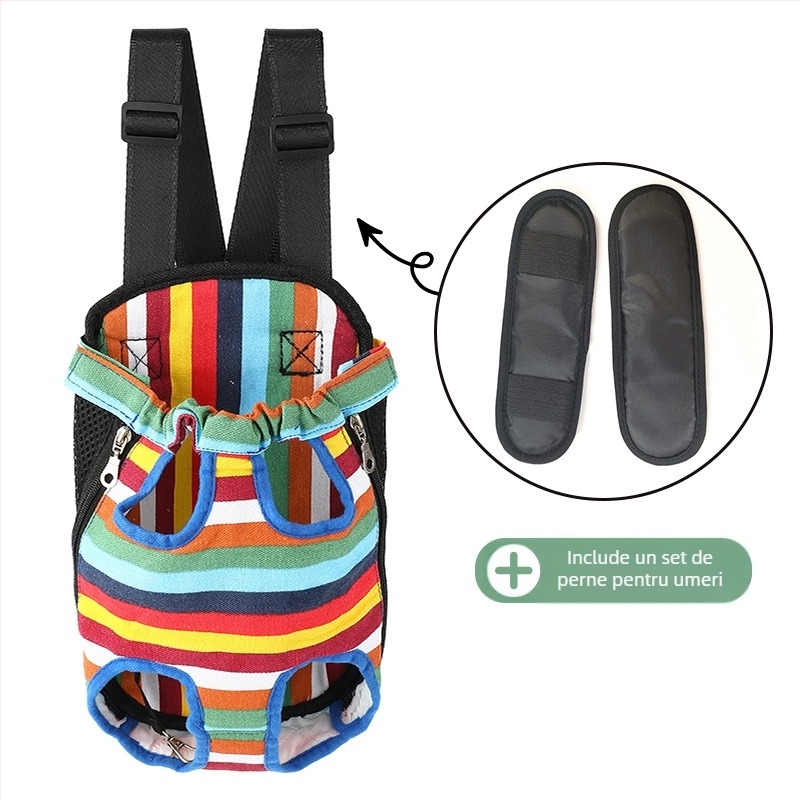 Rucsac universal popular pentru pisici și câini, geantă pentru animale de companie, geantă portabilă de piept pentru animale de companie Teddy Yorkshire pentru ieșiri, rucsac pentru animale de companie