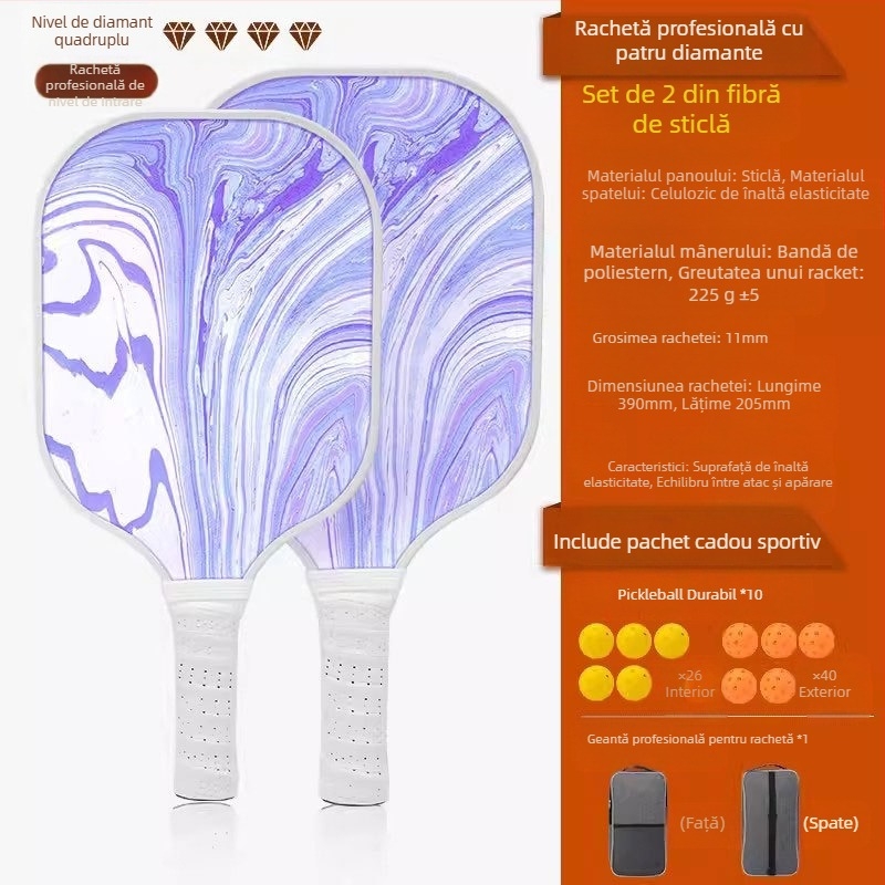 Costum de rachetă UGIN Peak din fibră de carbon, calitate profesională, pentru competiții, sport, Peak Racket Board, pickleball