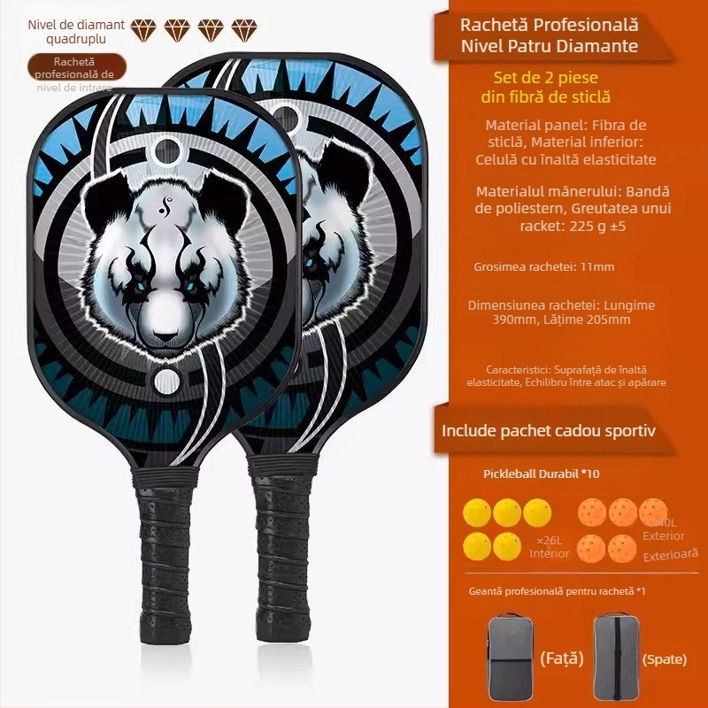 Costum de rachetă UGIN Peak din fibră de carbon, calitate profesională, pentru competiții, sport, Peak Racket Board, pickleball