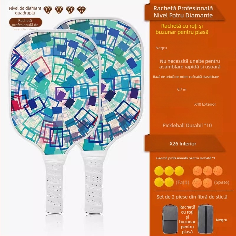Costum de rachetă UGIN Peak din fibră de carbon, calitate profesională, pentru competiții, sport, Peak Racket Board, pickleball