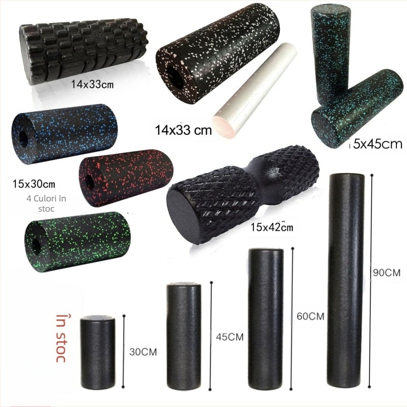 coloană de yoga din spumă epp set de axuri din spumă rolă rolă de yoga masaj muscular relaxare coloană de masaj fitness