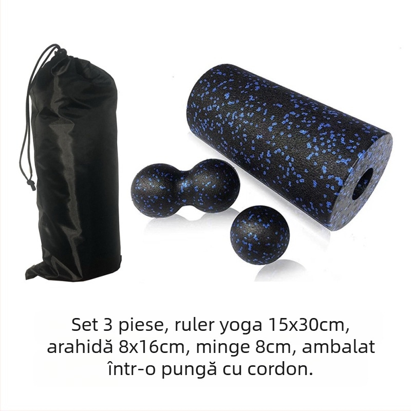 coloană de yoga din spumă epp set de axuri din spumă rolă rolă de yoga masaj muscular relaxare coloană de masaj fitness