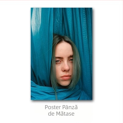 Poster Aliexpress transfrontalier cu celebritatea Billie Eilish, Billie Eilish personaj european și american, pictură murală pentru dormitor și living