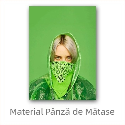 Poster Aliexpress transfrontalier cu celebritatea Billie Eilish, Billie Eilish personaj european și american, pictură murală pentru dormitor și living