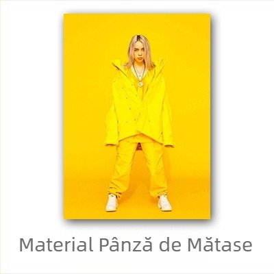Poster Aliexpress transfrontalier cu celebritatea Billie Eilish, Billie Eilish personaj european și american, pictură murală pentru dormitor și living