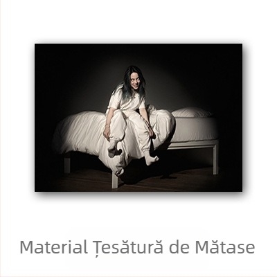 Poster Aliexpress transfrontalier cu celebritatea Billie Eilish, Billie Eilish personaj european și american, pictură murală pentru dormitor și living