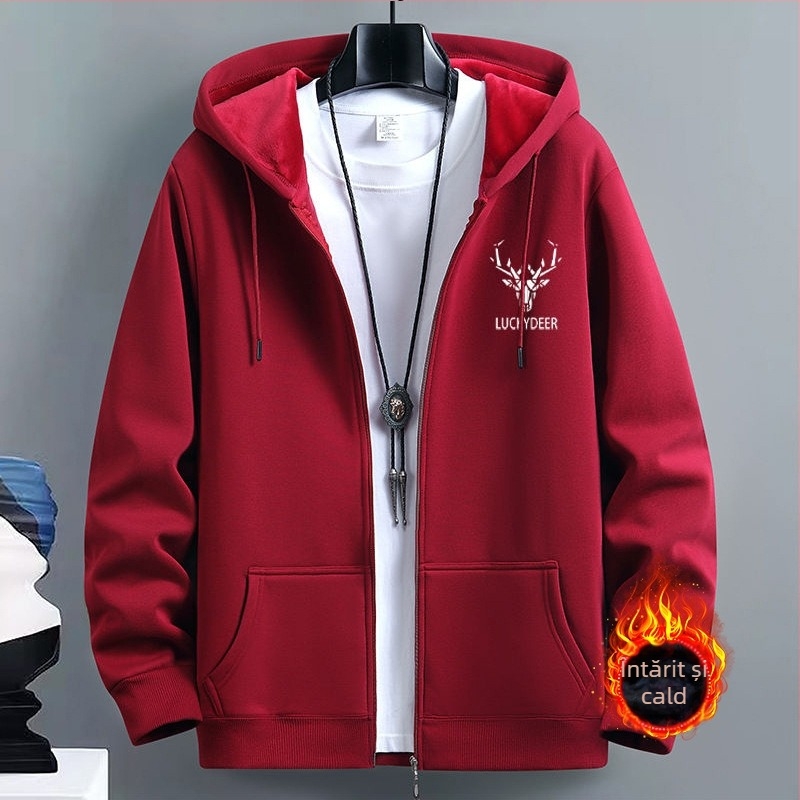 Cardigan pulover bărbați primăvară și toamnă modă americană brand cu glugă cupluri haine de top sport cu fermoar lejer jachetă transfrontalieră plus size