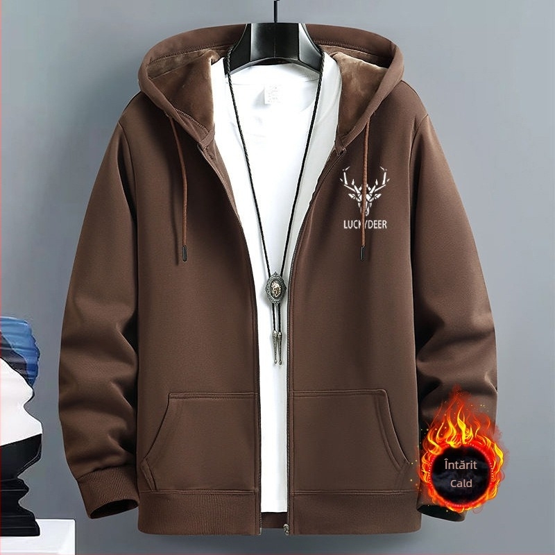 Cardigan pulover bărbați primăvară și toamnă modă americană brand cu glugă cupluri haine de top sport cu fermoar lejer jachetă transfrontalieră plus size